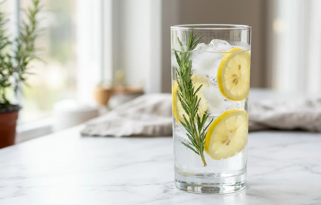 Rosemary & Lemon Infused Water