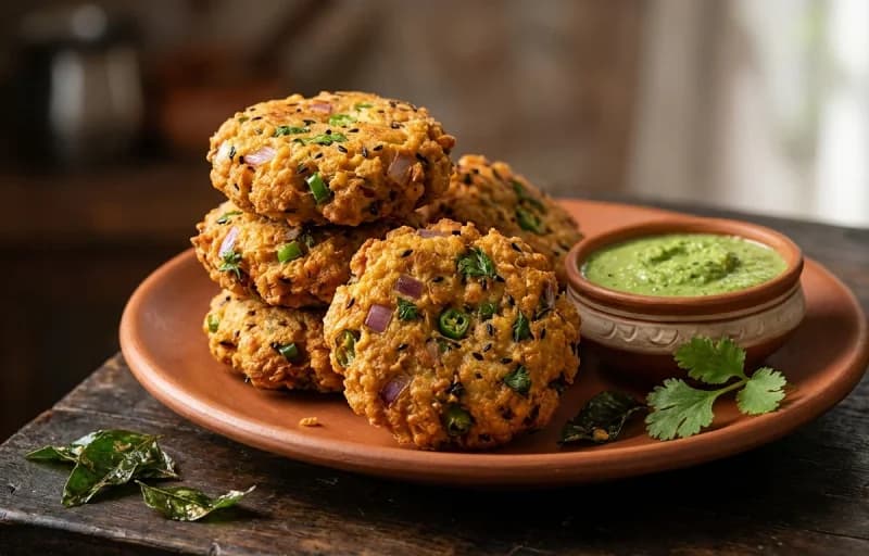 Sajja Bara with Nadia Chutney - Recipe 1