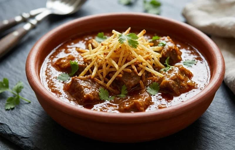 Salli Boti with Rotli - Recipe 1