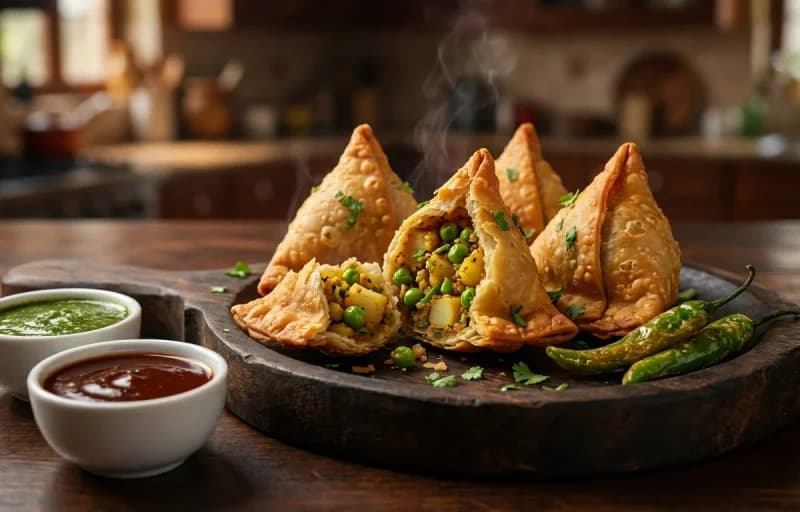 Samosa with Masala Chai - Recipe 1