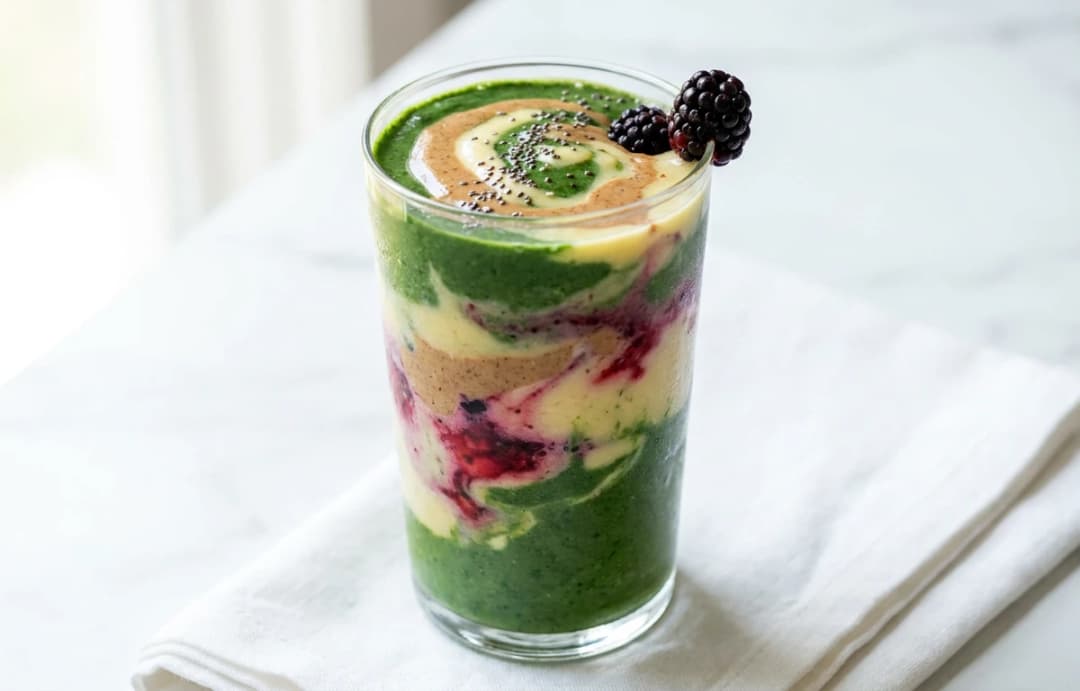 Satiety-Boosting Green Protein Smoothie
