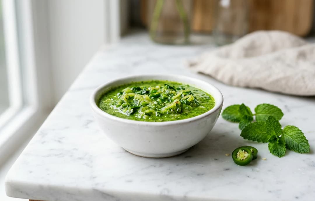Savory Amla & Mint Chutney