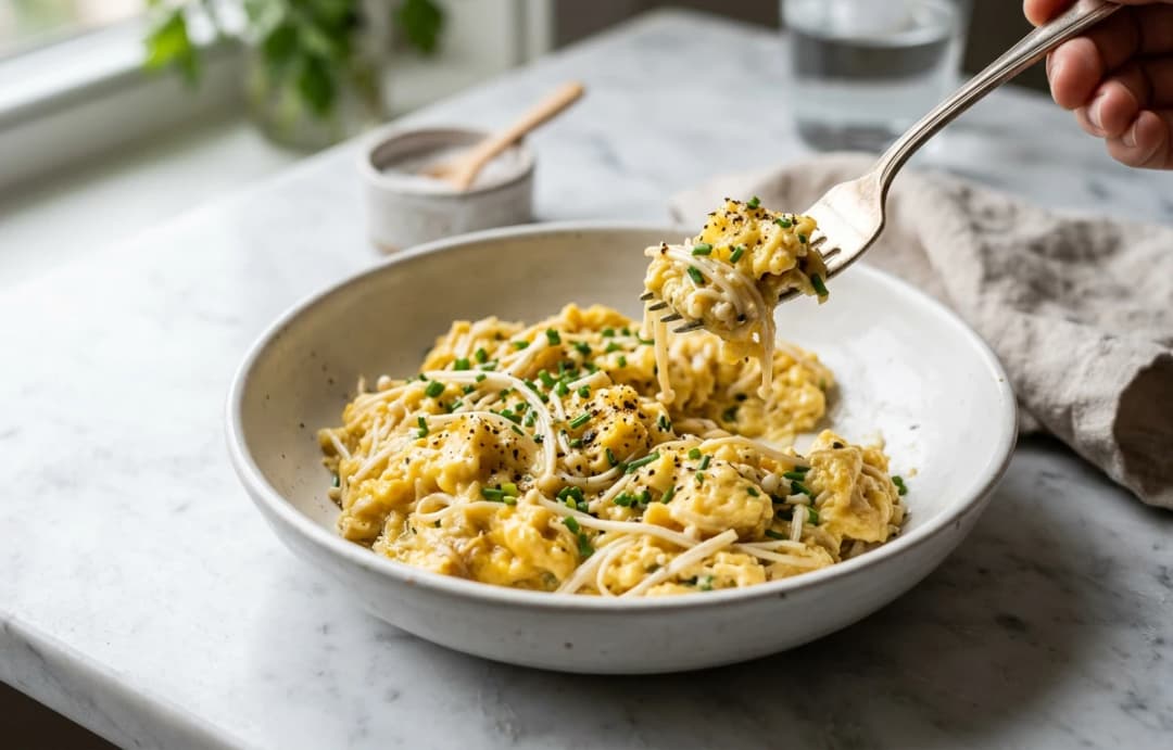 Savory Lion's Mane Scramble