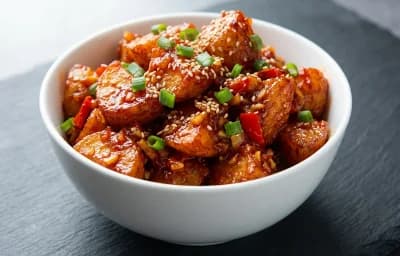 Schezwan Potatoes