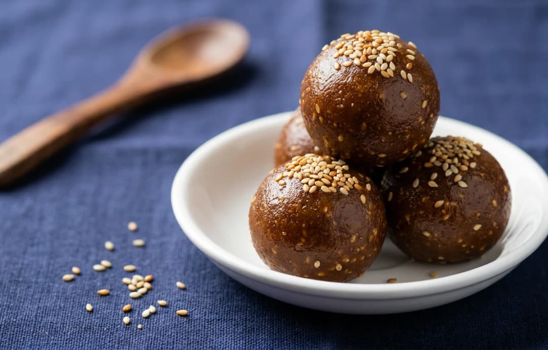 Sesame Jaggery Ladoo