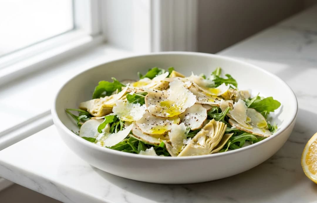 Shaved Sunchoke & Parmesan Salad