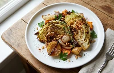Sheet-Pan Cabbage and Onions
