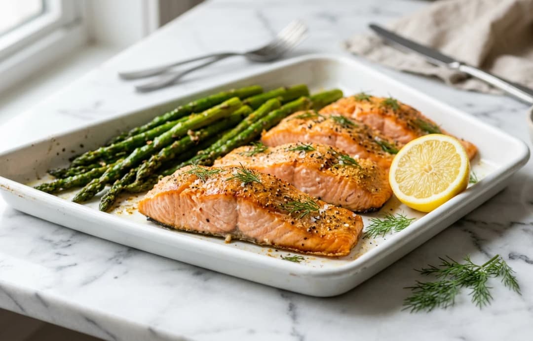Sheet Pan Salmon & Asparagus