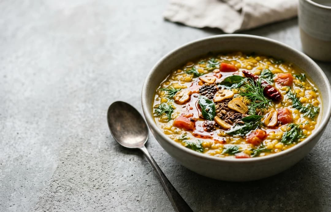 Shepu Dal (Lentils with Dill)