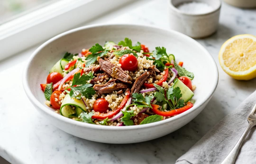 Shredded Chicken & Quinoa Salad