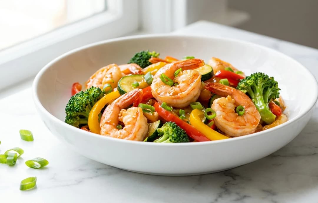 Shrimp and Vegetable Stir-fry