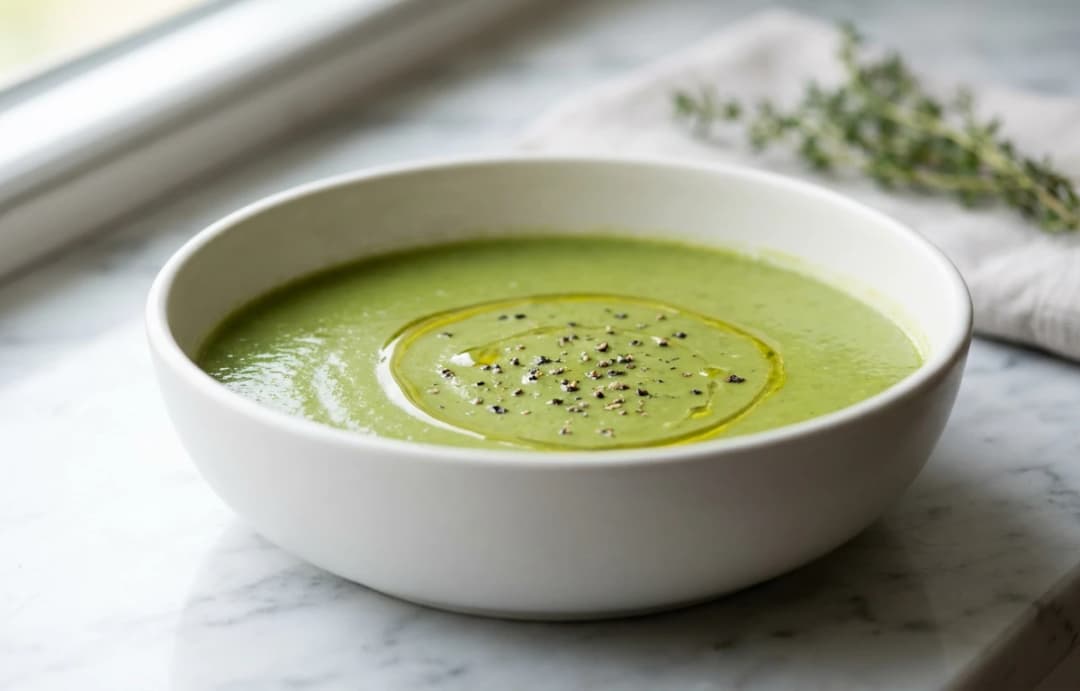 Silky Cream-Free Asparagus Soup