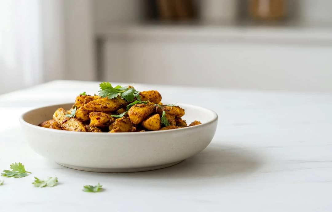 Simple Arbi Masala Fry