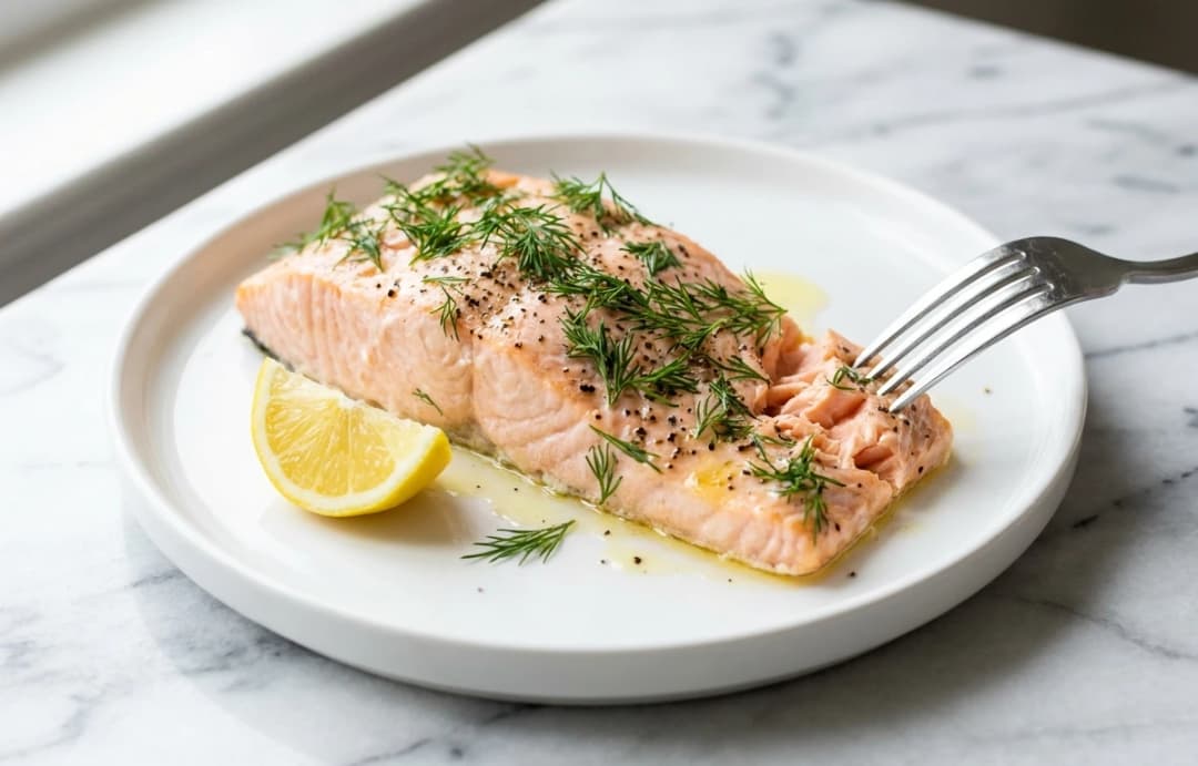 Simple Baked Salmon with Dill