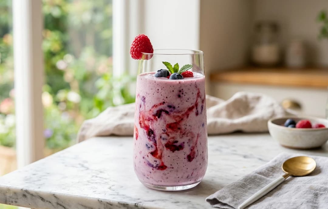 Simple Berry & Whey Smoothie