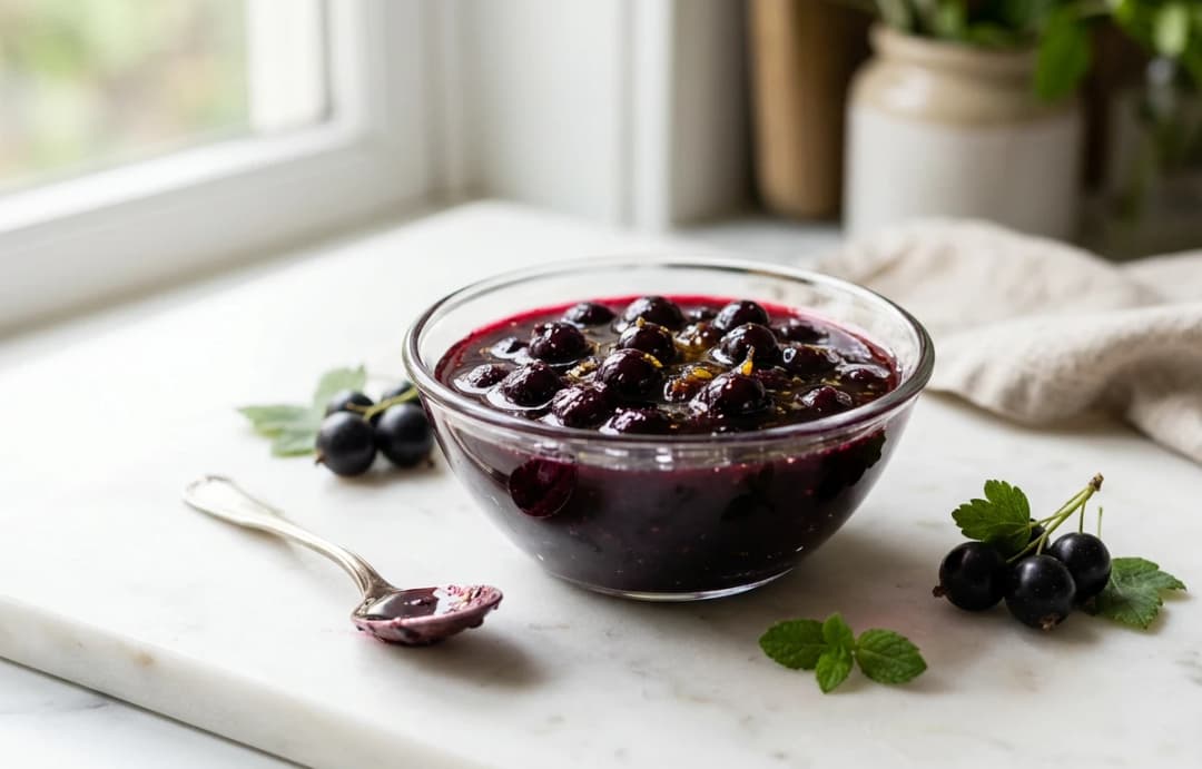 Simple Blackcurrant Compote
