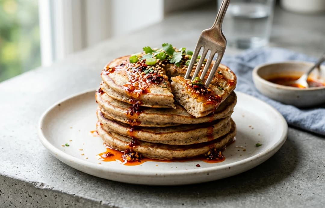 Simple Chestnut Flour Pancakes