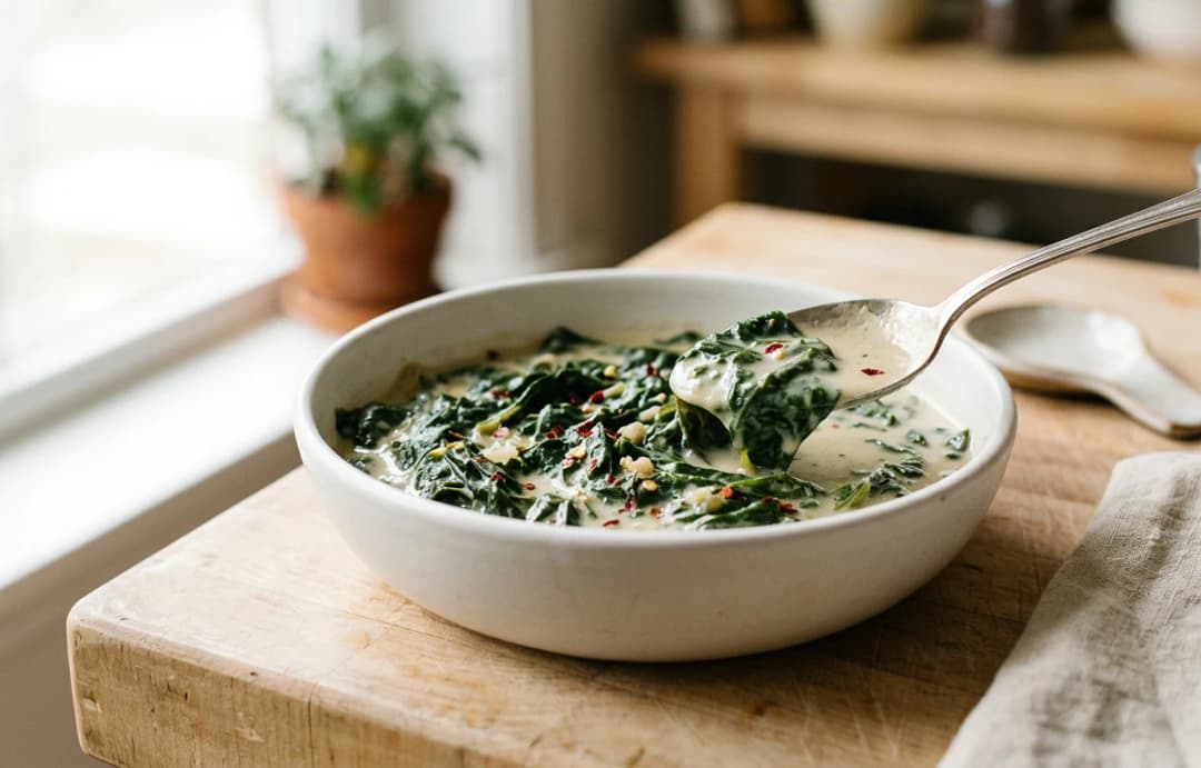 Simple Coconut Taro Leaf Stew
