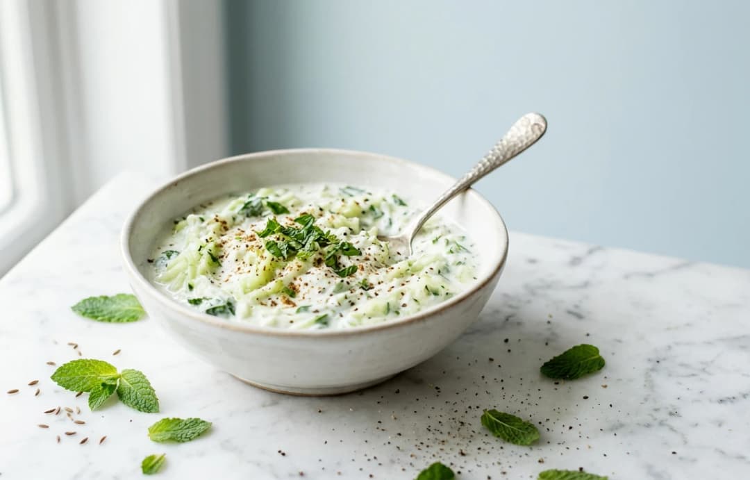 Simple Cucumber & Mint Raita