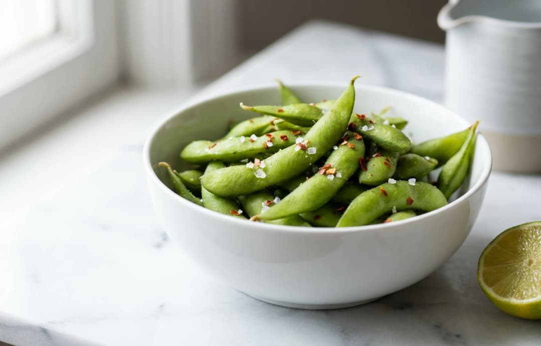 Simple Edamame Snack
