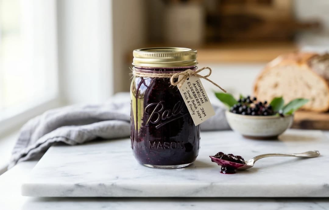 Simple Elderberry Jam