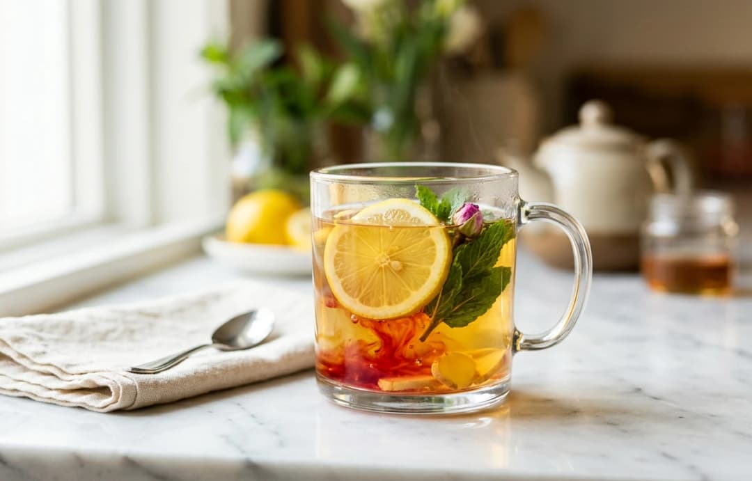 Simple Ginger Lemon Tea