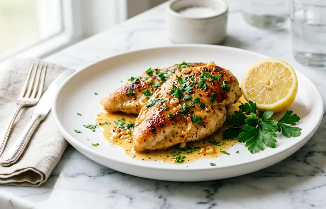 Simple Lemon Garlic Chicken
