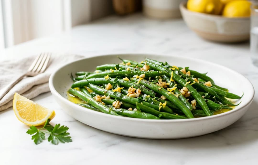 Simple Lemon-Garlic Green Beans