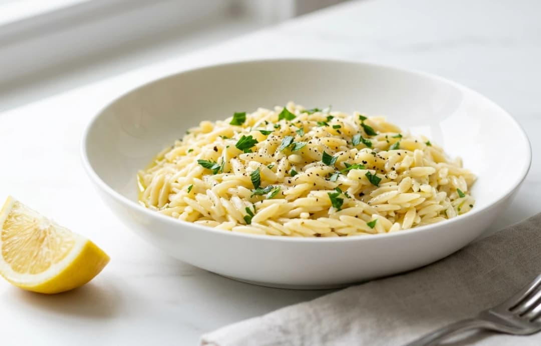 Simple Lemon Orzo