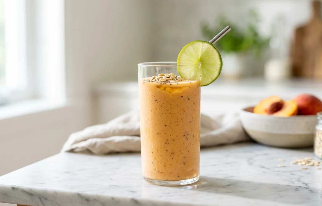 Simple Peach Smoothie