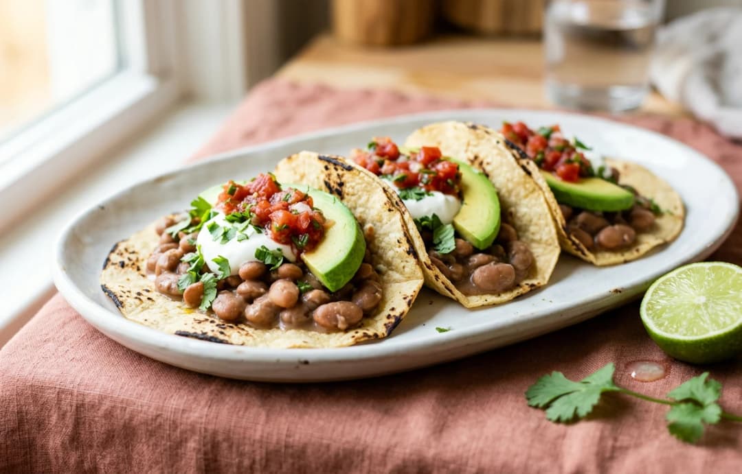 Simple Pinto Bean Tacos