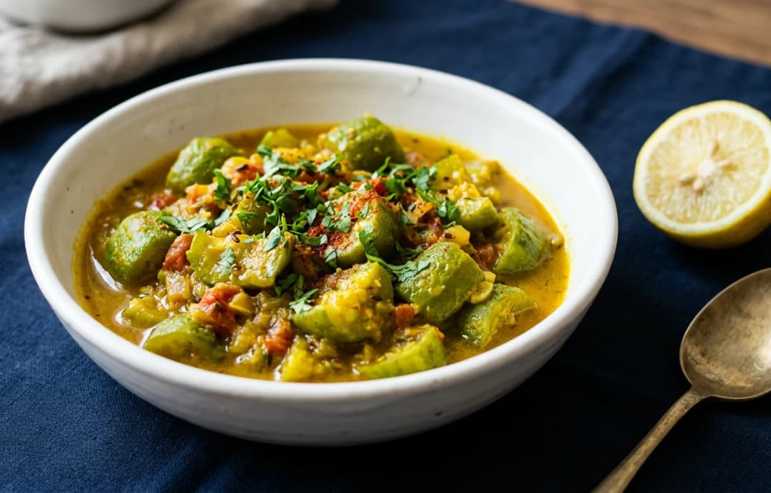 Simple Ridge Gourd Curry (Turai Sabzi)