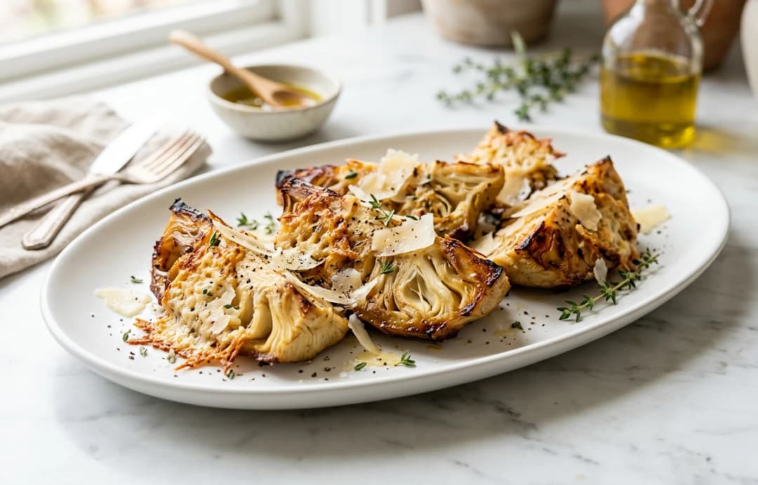 Simple Roasted Fennel with Parmesan