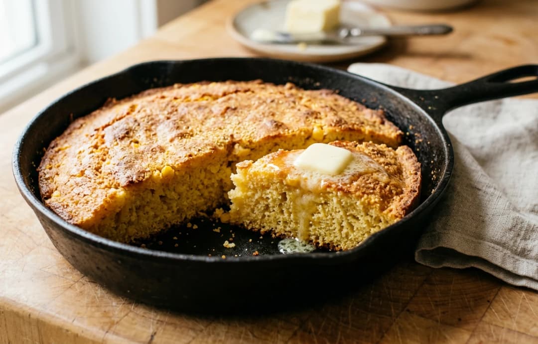 Simple Skillet Cornbread