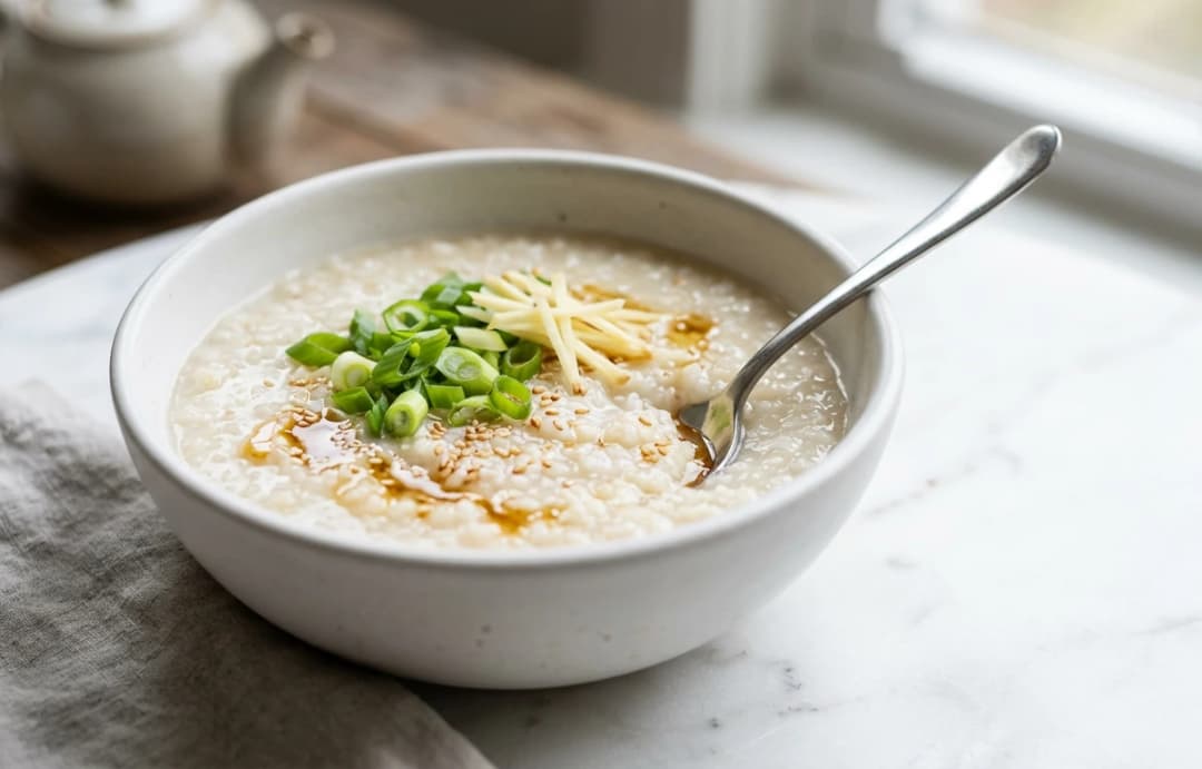 Simple Soothing Congee (Rice Porridge)