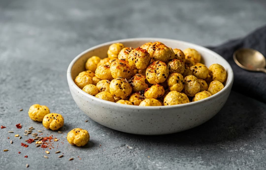 Simple Spiced & Roasted Makhana