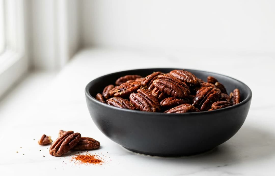 Simple Spiced Roasted Pecans