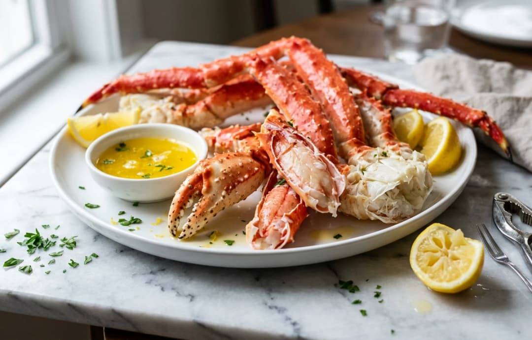 Simple Steamed Crab Legs