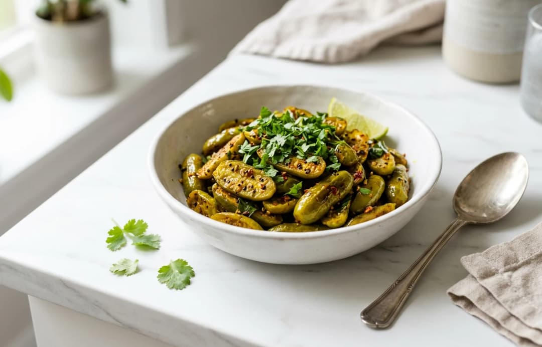 Simple Tindora Stir-Fry (Sabzi)