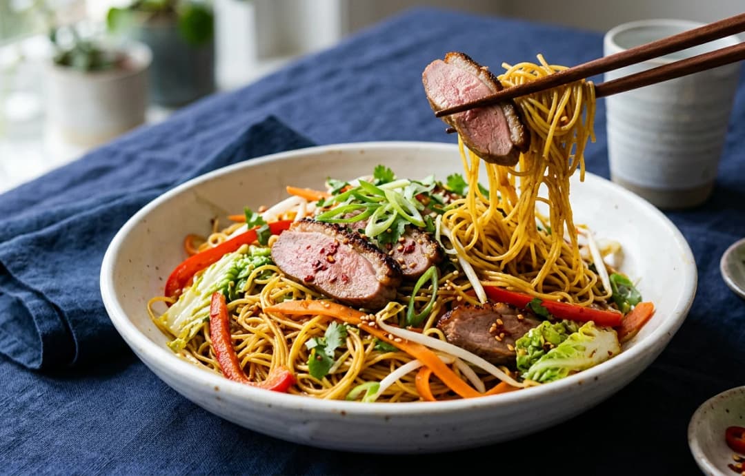 Singapore Noodle Stir-fry