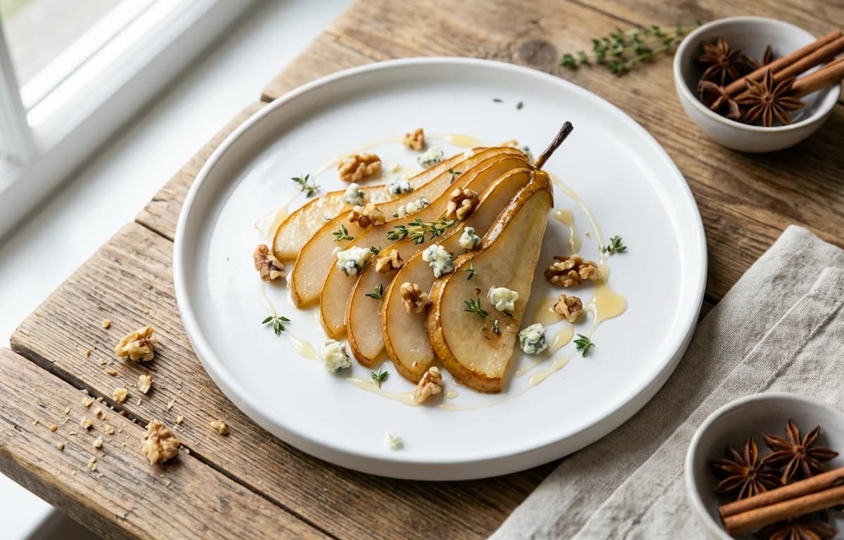 Sliced Fresh Pear