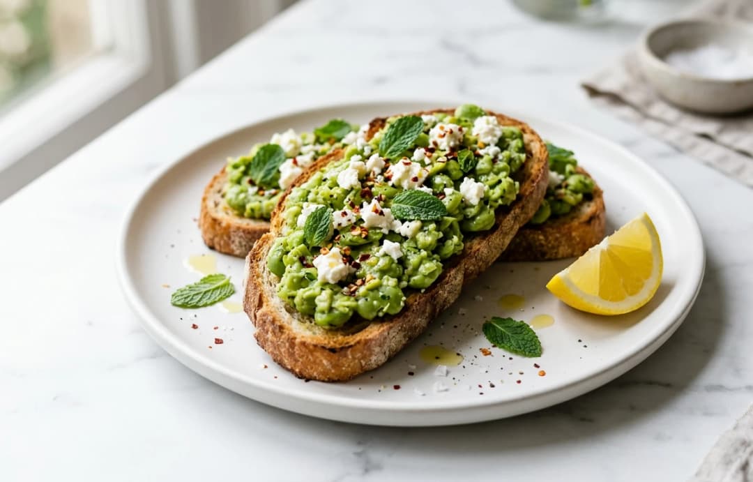 Smashed Beans on Sourdough