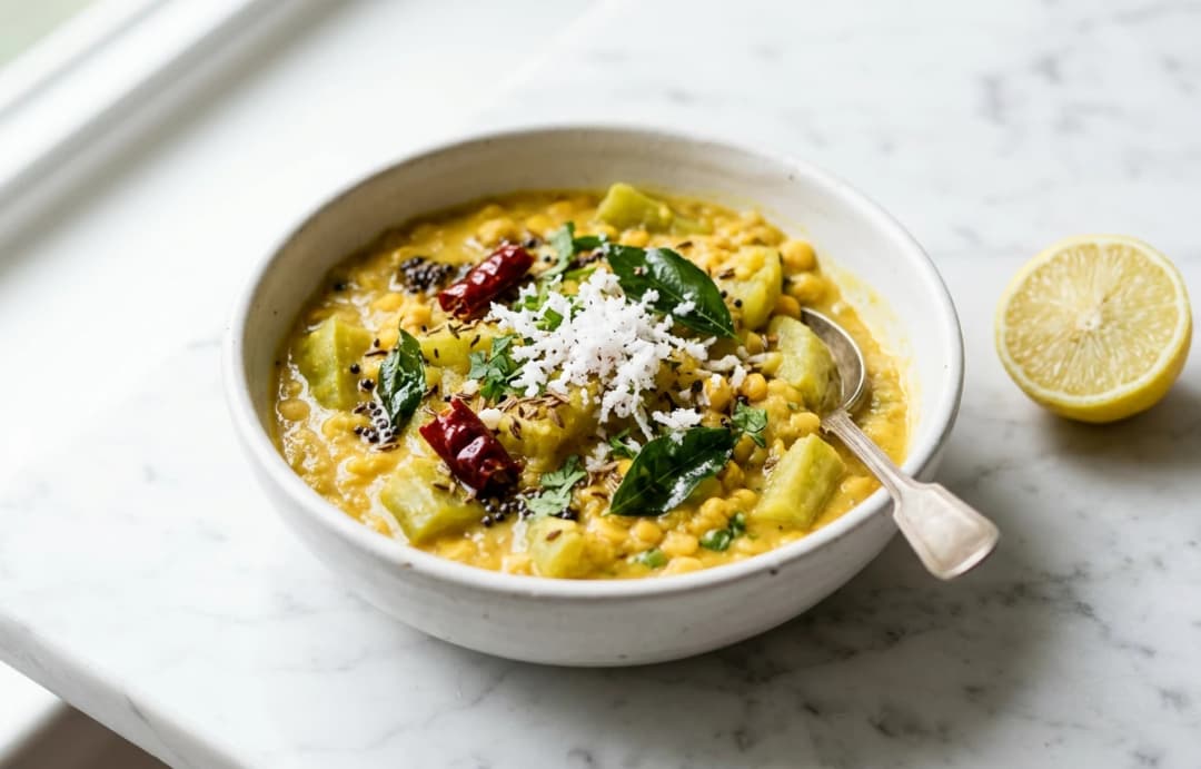 Snake Gourd & Lentil Kootu