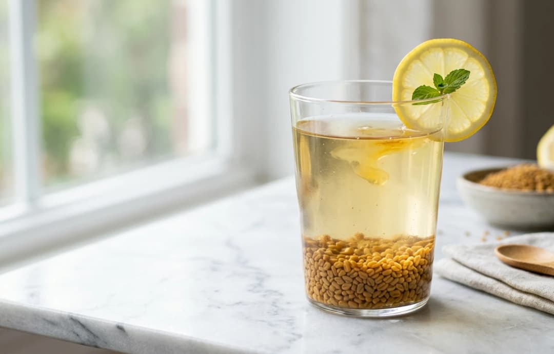 Soaked Fenugreek Water