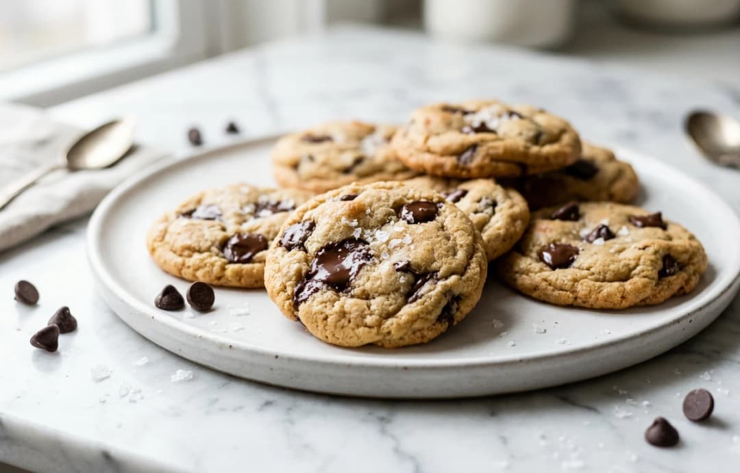 Soft Coconut Flour Chocolate Chip Cookies
