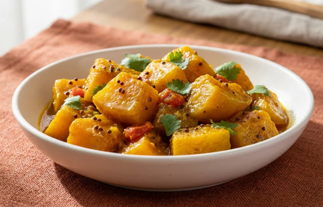 Soft Pumpkin Sabzi