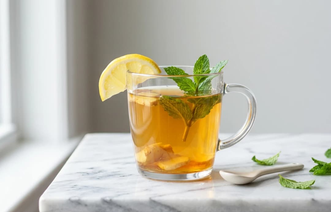 Soothing Ginger & Peppermint Tea