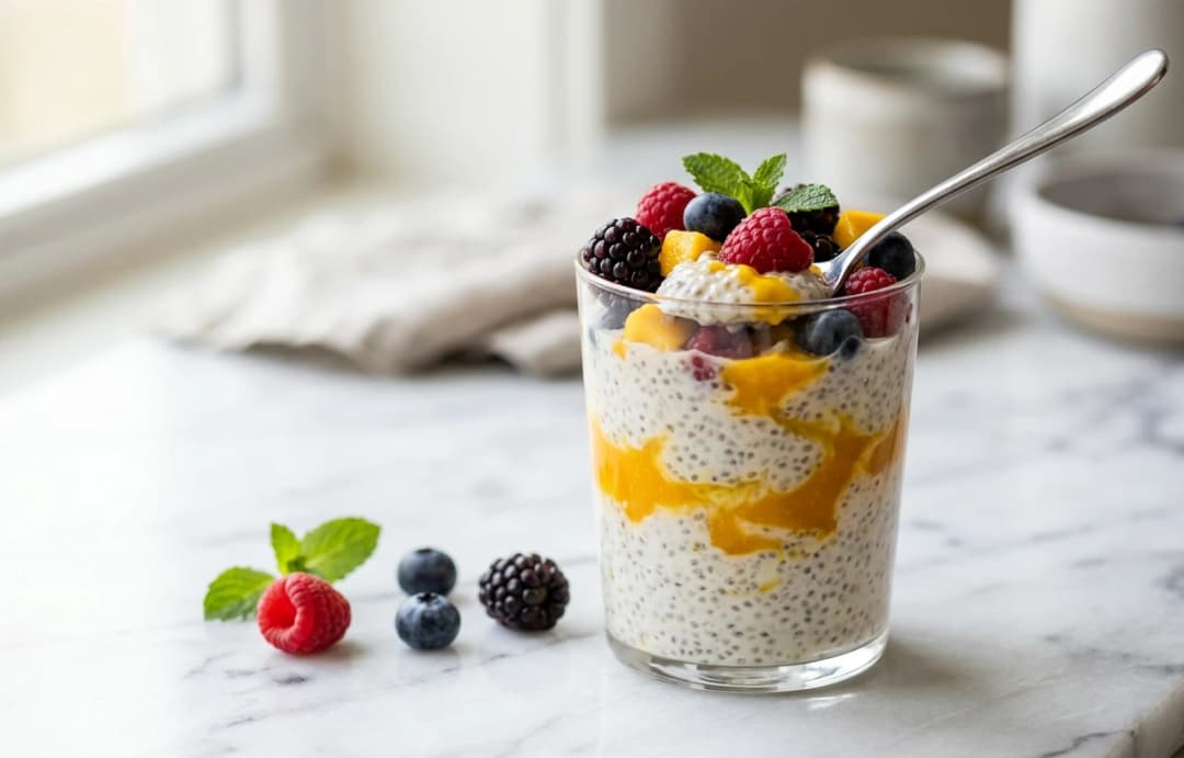 Soursop Chia Seed Pudding
