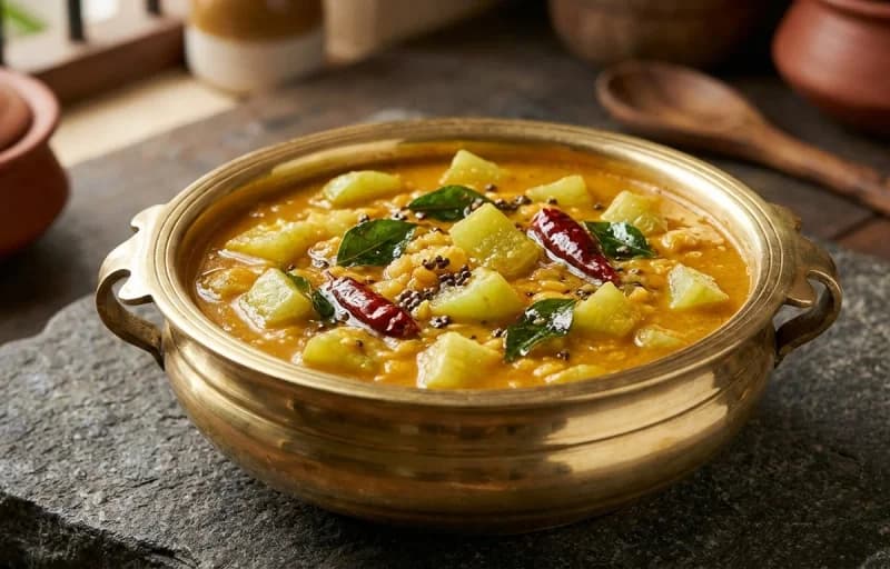 Steamed Basmati Rice, Southekayi Koddel and Egg Podimas - Recipe 2