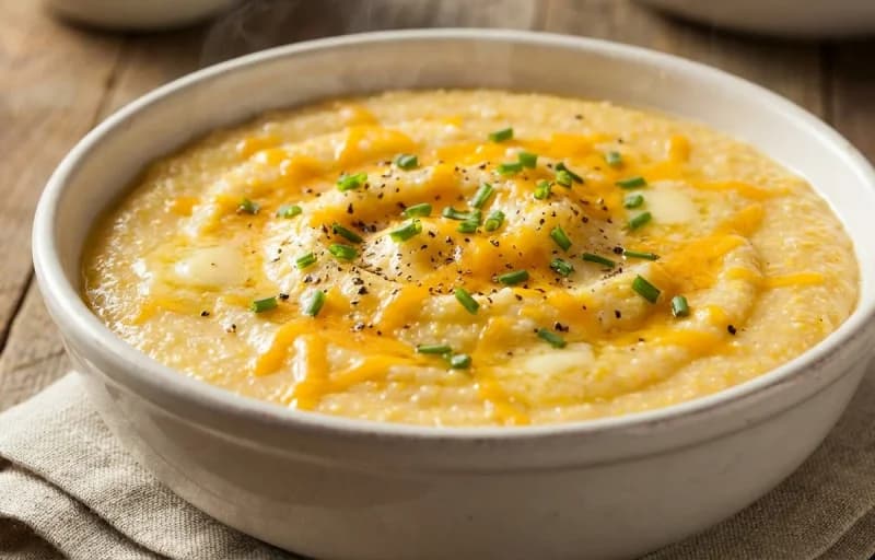 Southern Livermush, Southern Grits and Scrambled Eggs - Recipe 2